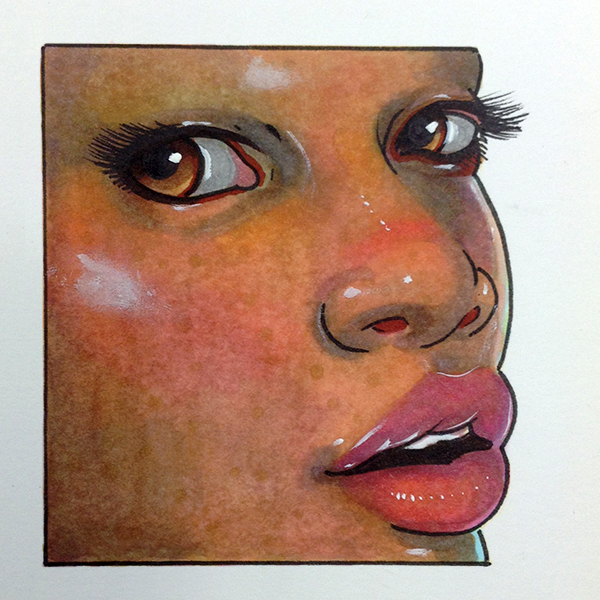 How To Color Dark Skin Tones, A Step by Step Copic Tutorial